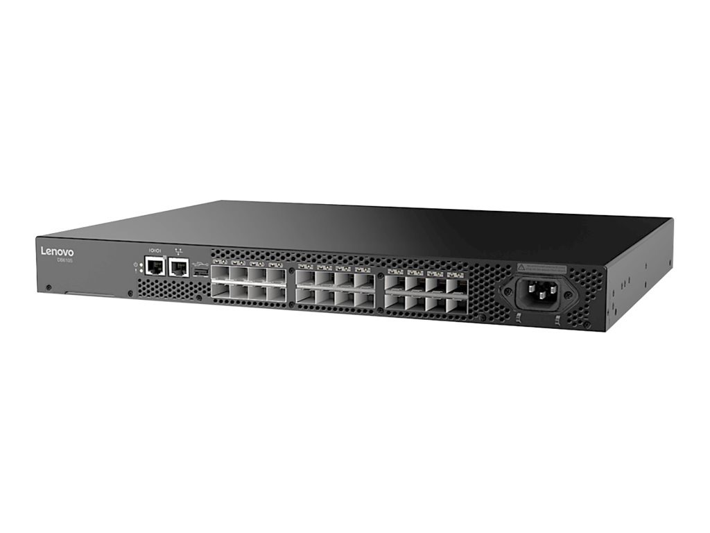 Lenovo ThinkSystem DB610S - switch - 24 ports - managed - rack-mountable - with Enterprise Software
