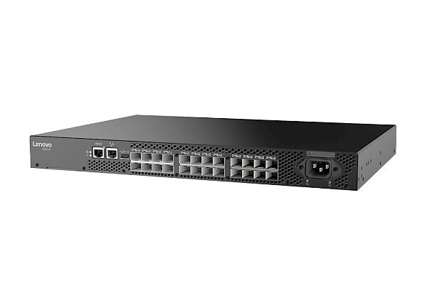 Lenovo ThinkSystem DB610S - switch - 24 ports - managed - rack-mountable - with Enterprise Software