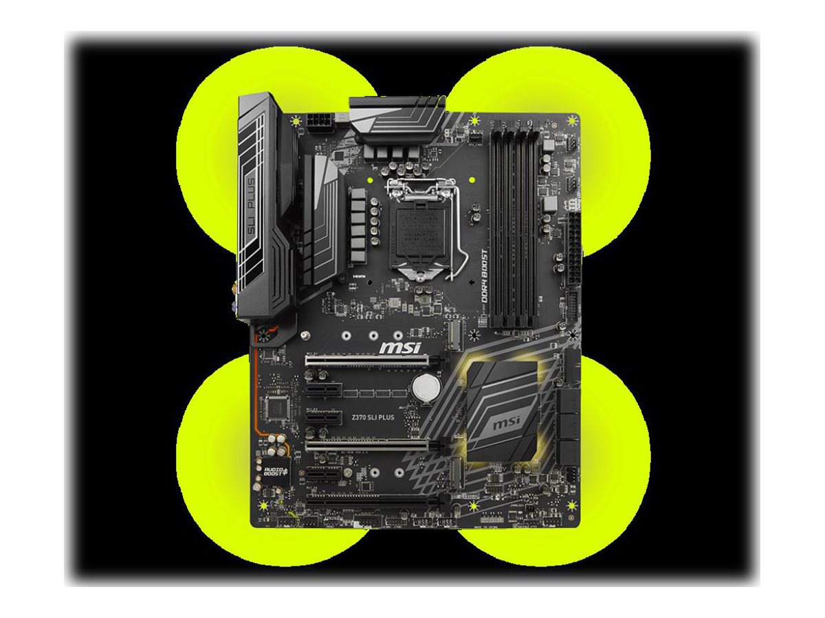 MSI Z370 SLI PLUS - motherboard - ATX - LGA1151 Socket - Z370