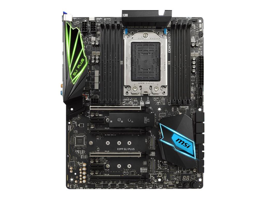 MSI X399 SLI PLUS - motherboard - ATX - Socket TR4 - AMD X399