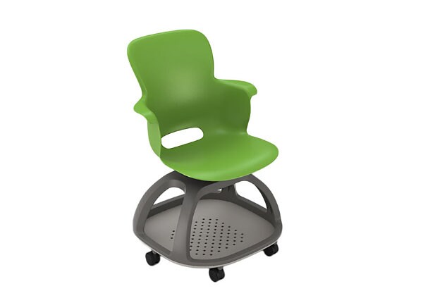 Haskell Ethos ES1C0 Chair with Casters - Green Apple - SW