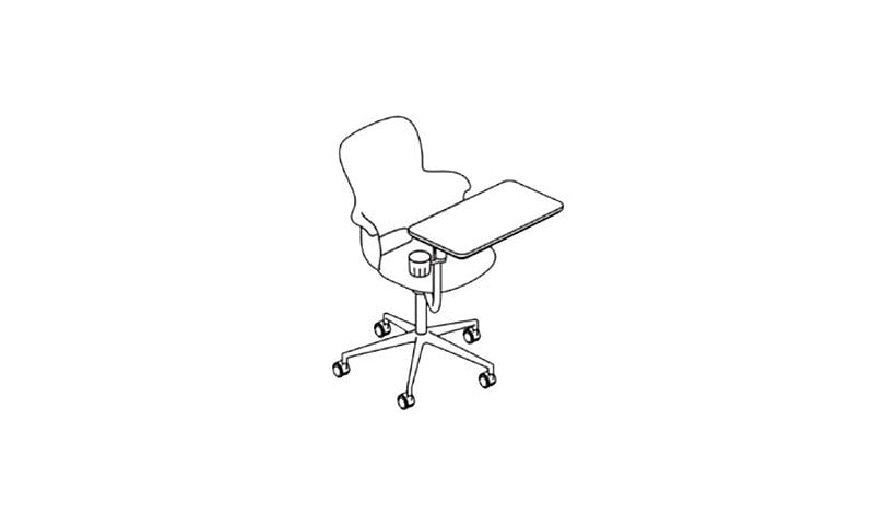 Haskell Ethos Series ES2C2 - chair - fiberglass, molded polypropylene - gray, orange, storm