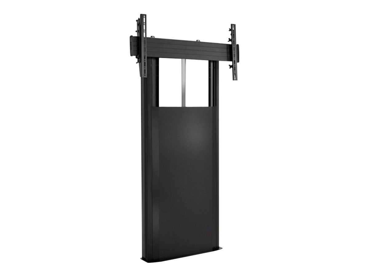 Chief Extra-Large Height-Adjustable Floor Support Mount - For 55-100 Inch TVs - Black