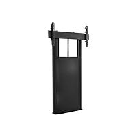 Chief Extra-Large Height-Adjustable Floor Support Mount - For Displays 55-100" - Black