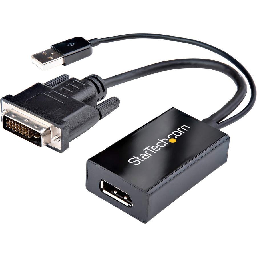 Startech Adaptador DisplayPort a VGA DVI HDMI Negro