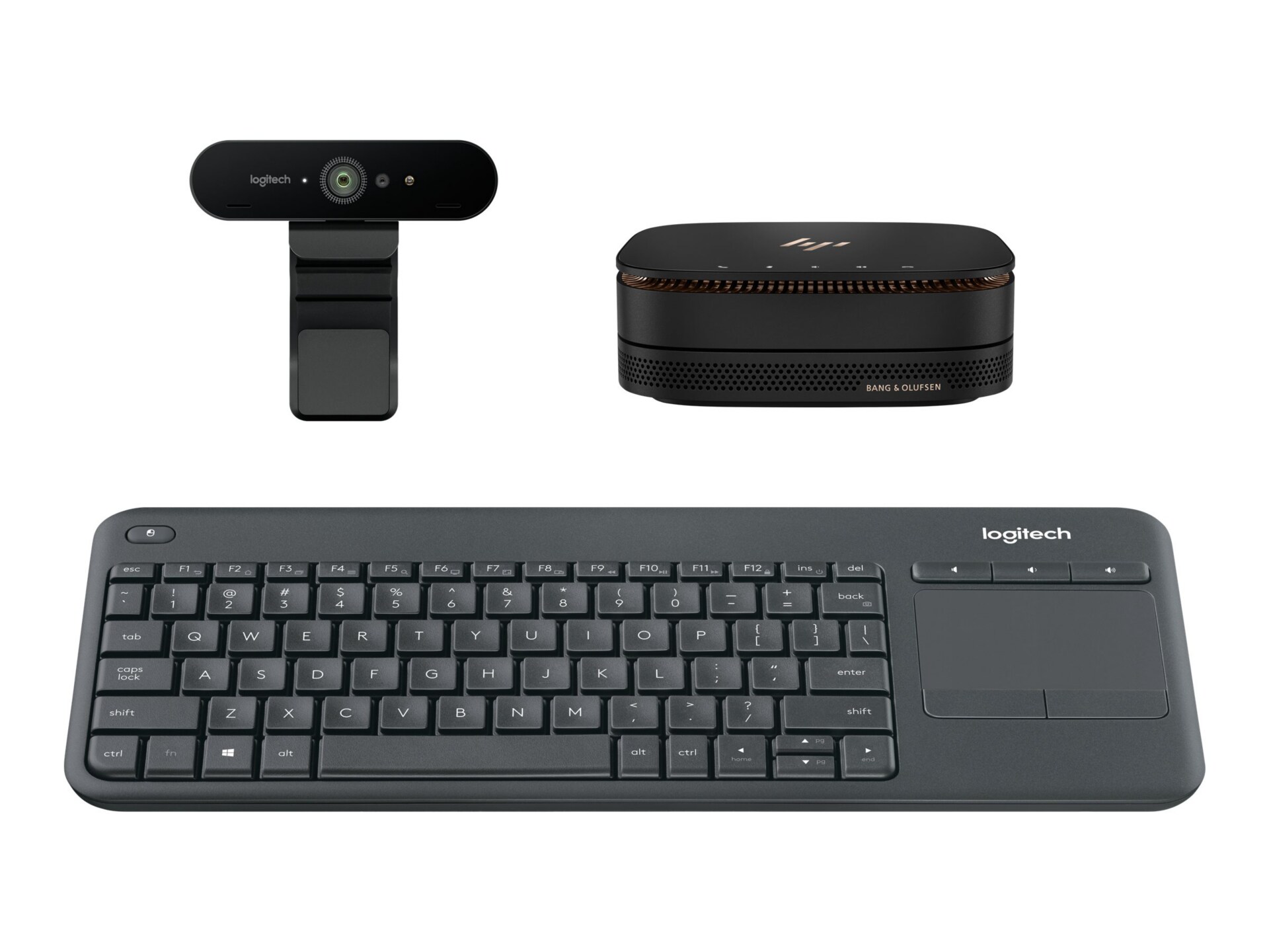 HP Huddle Room Kit - video conferencing kit - Includes: HP Elite Slice, Logitech K400 Professional Wireless Touch