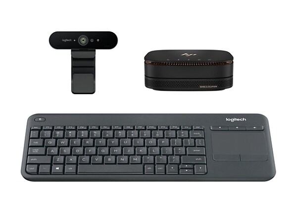 HP Huddle Room Kit - video conferencing kit - Includes: HP Elite Slice, Logitech K400 Professional Wireless Touch