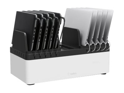 Belkin USB Classroom Charging Station with Fixed Dividers for Laptops and Tablets - Up To 10 Devices