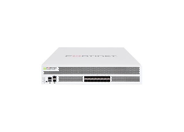 Fortinet FortiGate 3000D-DC - UTM Bundle - security appliance - with 1 year FortiCare 24X7 Comprehensive Support + 1