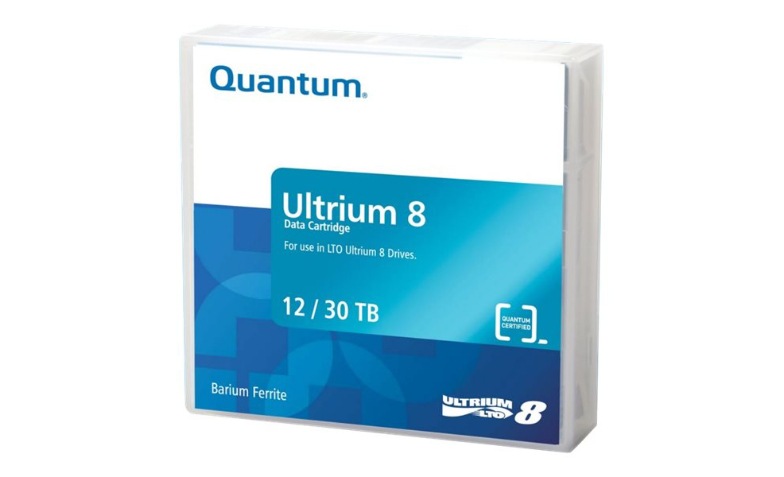 Quantum - LTO Ultrium 8 x 1 - 12 TB - storage media - MR-L8MQN-01