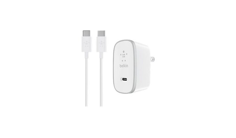 Belkin USB-C Home Charger + USB-C to USB-C Cable - power adapter