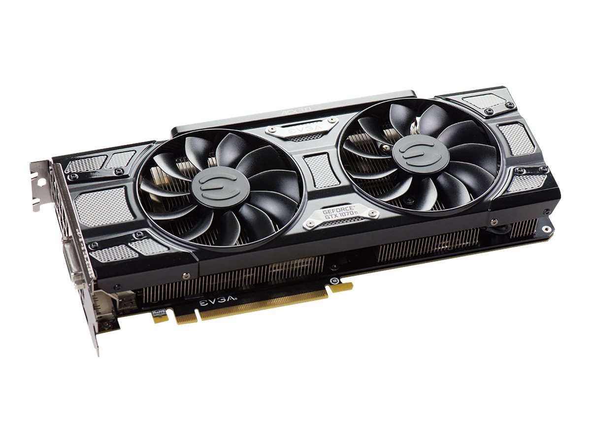 EVGA GeForce GTX 1070 Ti SC GAMING - Black Edition - graphics card - GF GTX 1070 Ti - 8 GB