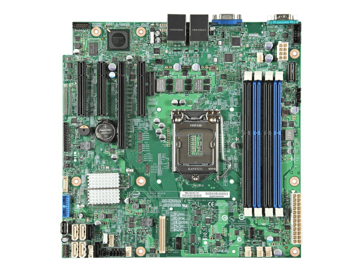 Intel Server Board S1200SPLR - motherboard - micro ATX - LGA1151 Socket - C