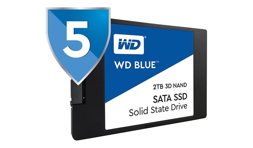 Disque SSD SATA WD Blue 3D NAND WDS100T2B0A - SSD - 1 To - SATA 6Gb/s