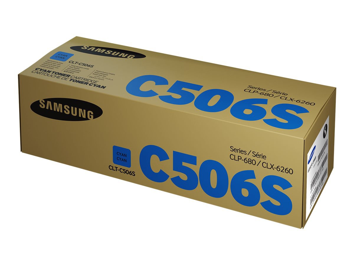 Samsung CLT-C506S - cyan - original - toner cartridge (SU051A)