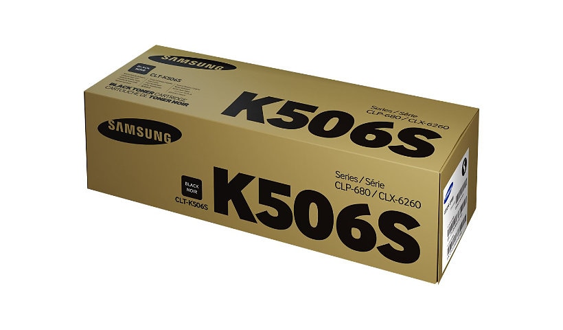 Samsung CLT-K506S - black - original - toner cartridge (SU184A)