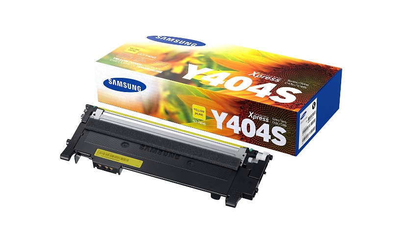 Samsung CLT-Y404S Laser Toner Cartridge - Yellow Pack