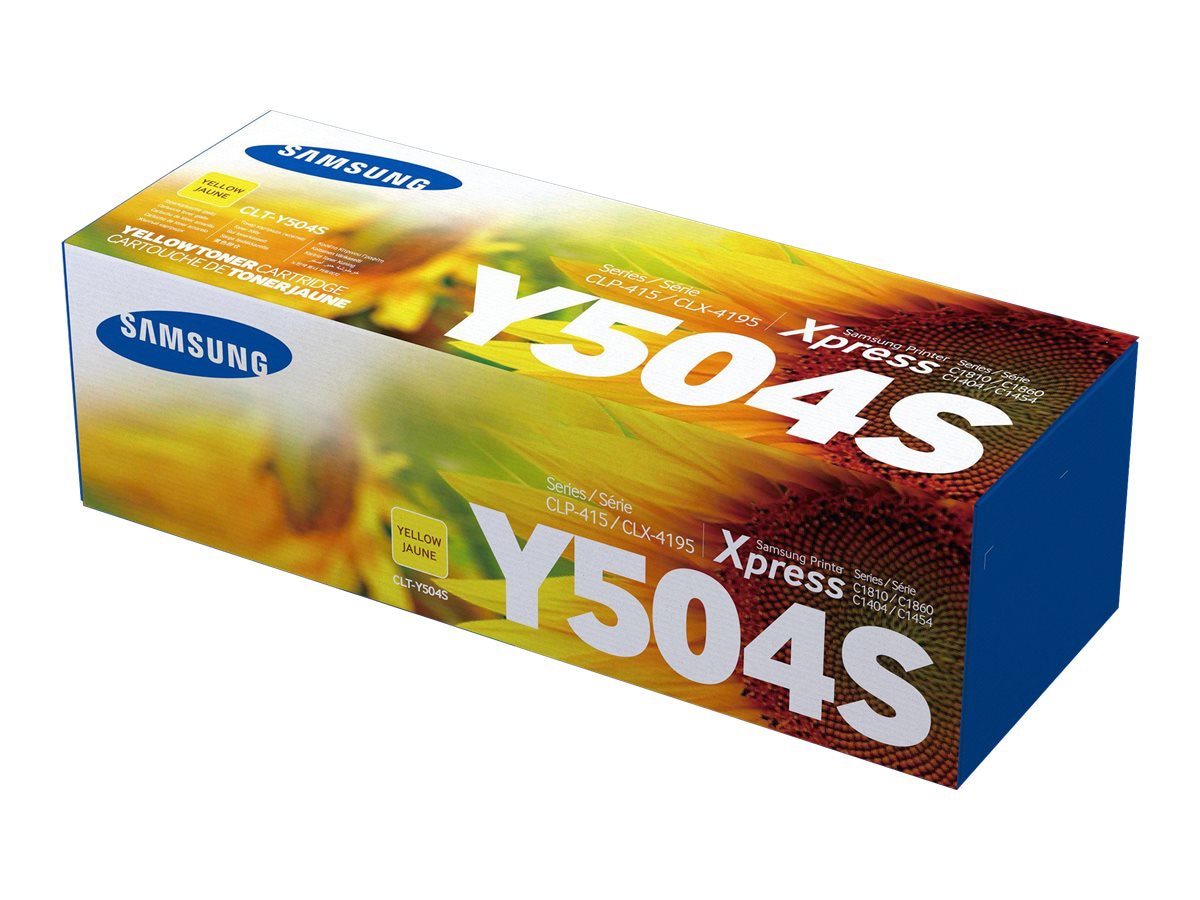 HP CLT-Y504S (SU506A) Laser Toner Cartridge - Yellow - 1 Each