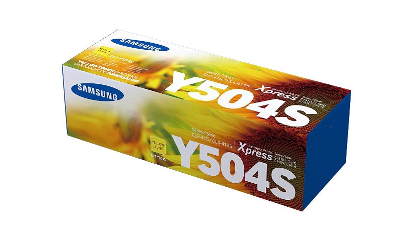 Samsung CLT-Y504S (SU506A) Toner Cartridge - Yellow