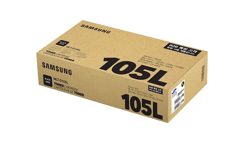 Samsung MLT-D105L - High Yield - black - original - toner cartridge (SU770A)