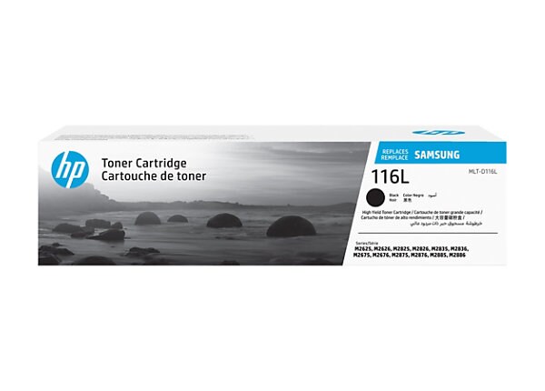 Samsung MLT-D116L (SU832A) High Yield Laser Toner Cartridge - Black - 1 Each - 3000 Black Samsung MLT-D116L (SU832A) High Yield Laser Toner Cartridge - Black - 1 Each - 3000 Black