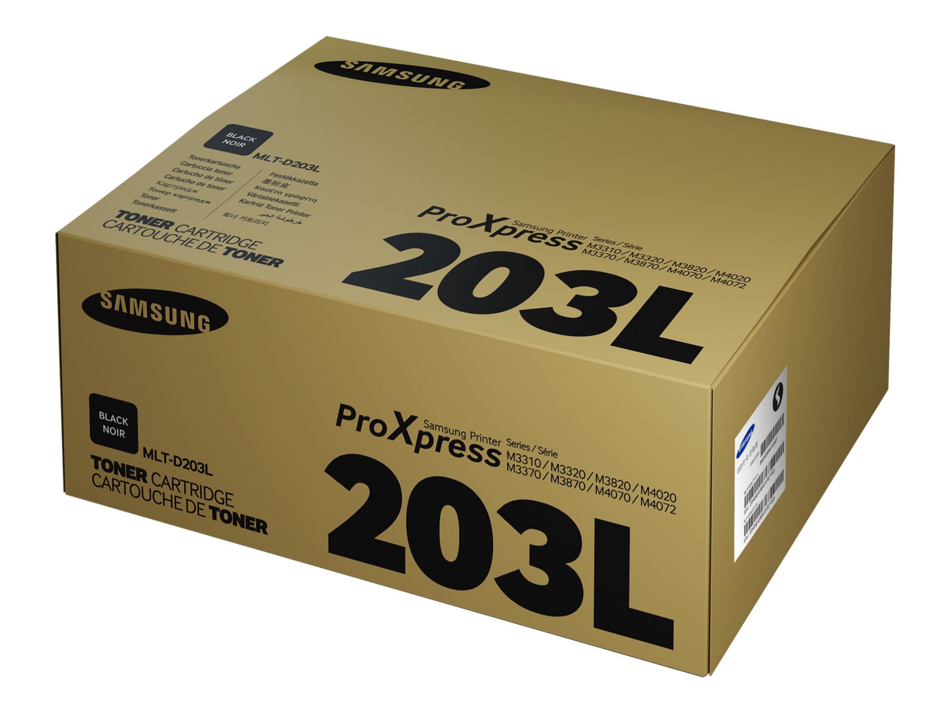 Samsung MLT-D203L (SU901A) High Yield Laser Toner Cartridge MLT-D203L (MLT-D203L/XAA) - Black - 1 Each