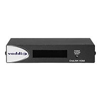 Vaddio DocCAM 20 HDBT OneLINK HDMI Video Conferencing System - Includes Document Conference Camera and Receiver - White
