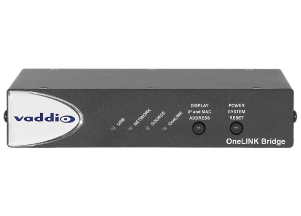 Vaddio DocCAM 20 HDBT OneLINK Bridge AV Interface Receiver - White