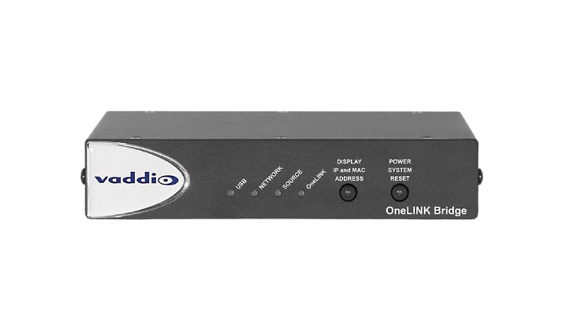 Vaddio DocCAM 20 HDBT OneLINK Bridge AV Interface Receiver - White