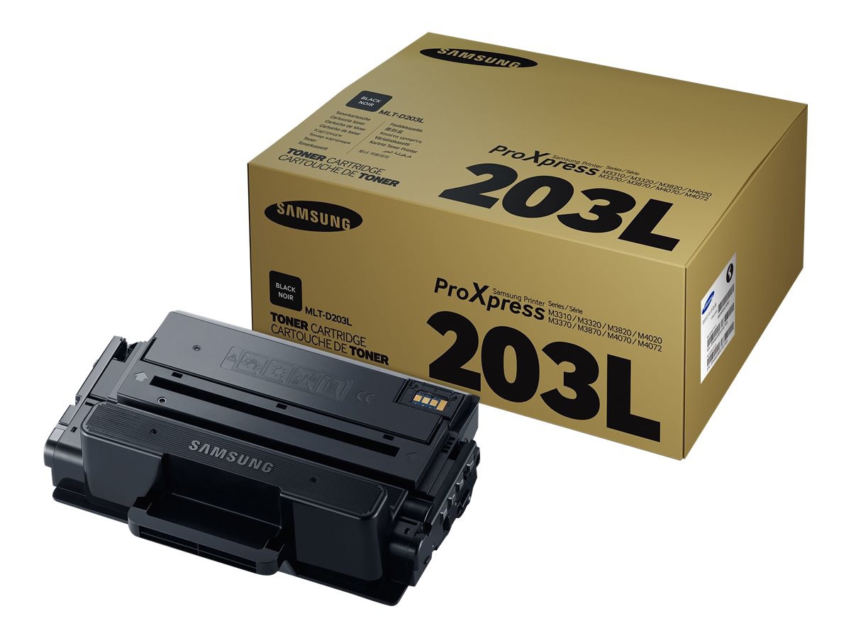 Samsung MLT-D203L (SU901A) High Yield Laser Toner Cartridge MLT-D203L (MLT-D203L/XAA) - Black - 1 Each