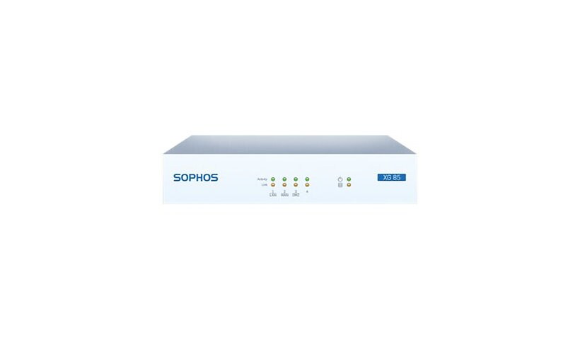 Sophos XG 85w - dispositif de sécurité - avec EnterpriseProtect Plus pendant 1 ans