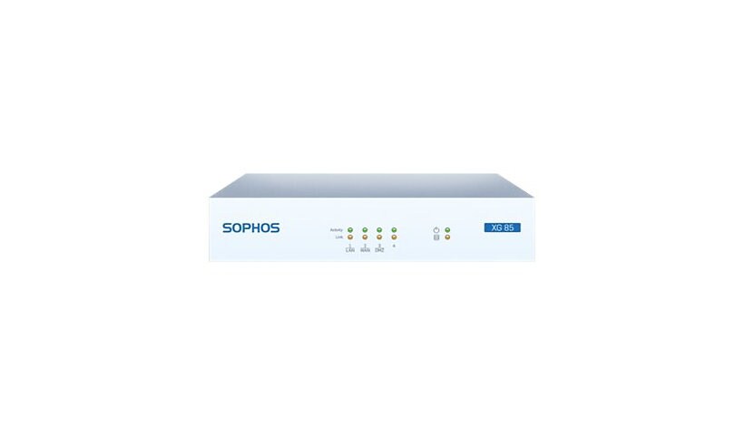 Sophos XG 85w - dispositif de sécurité - avec EnterpriseProtect Plus pendant 2 ans