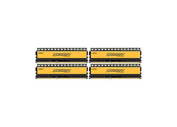 Ballistix Tactical - DDR3 - 32 GB: 4 x 8 GB - DIMM 240-pin - unbuffered