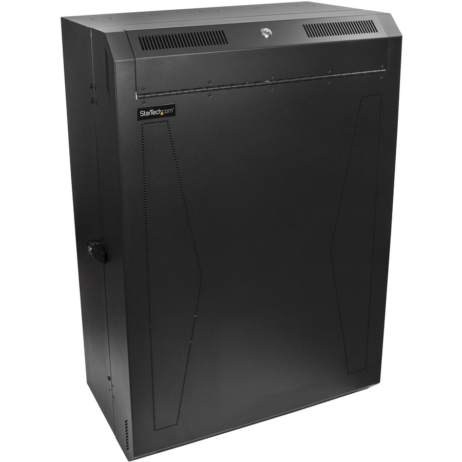 StarTech.com 8U 19" Vertical Wall Mount Server Rack Cabinet Enclosure - Low Profile (15") - 30" Deep Locking w/2U for