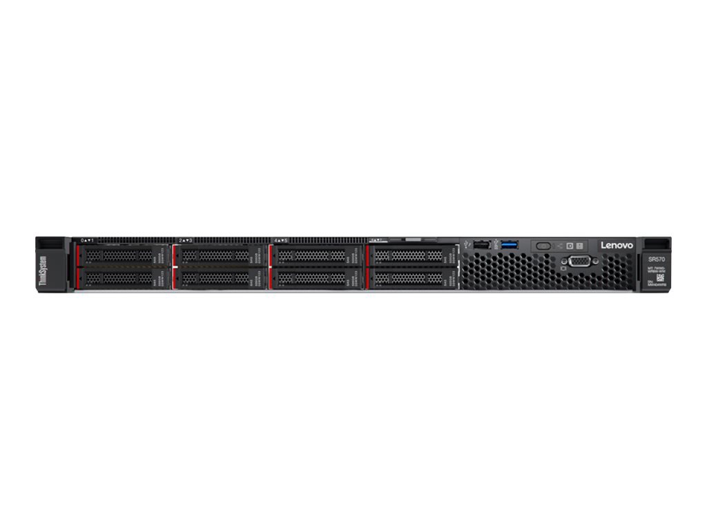 Lenovo ThinkSystem SR570 - rack-mountable - Xeon Bronze 3104 1.7 GHz - 16 GB