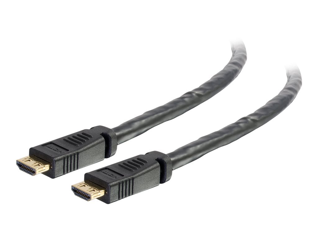 C2G Plus Series 35ft Standard Speed HDMI Cable with Gripping Connectors