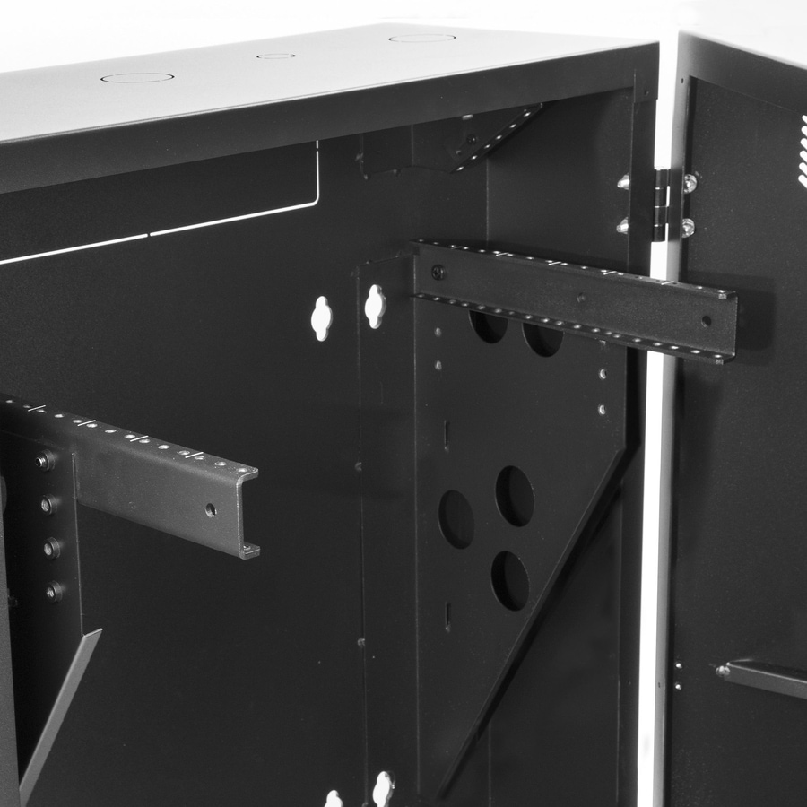 Thumbnail 6 of 8 for StarTech.com 6U Wall Mount Network Cabinet - Vertical Wall Mount Patch Panel Rack - 30" Server Room Cabinet