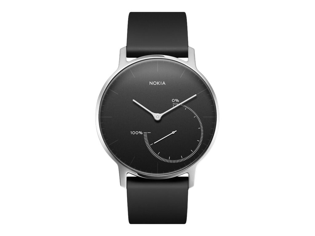 Nokia Steel - stainless steel - activity tracker with band - black