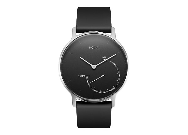 Nokia Steel - stainless steel - activity tracker with band - black