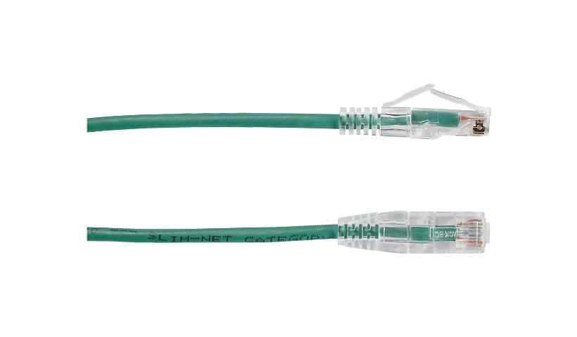 Black Box Slim-Net patch cable - 7 ft - green