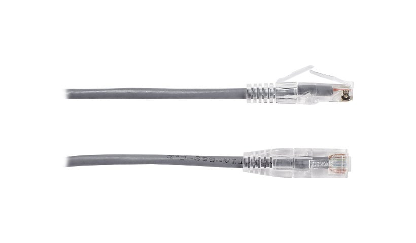 Black Box Slim-Net patch cable - 5 ft - gray