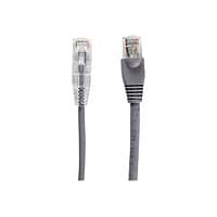 Black Box 7ft Slim-Net CAT6A Gray 28AWG 250Mhz Snagless UTP Patch Cable 7'