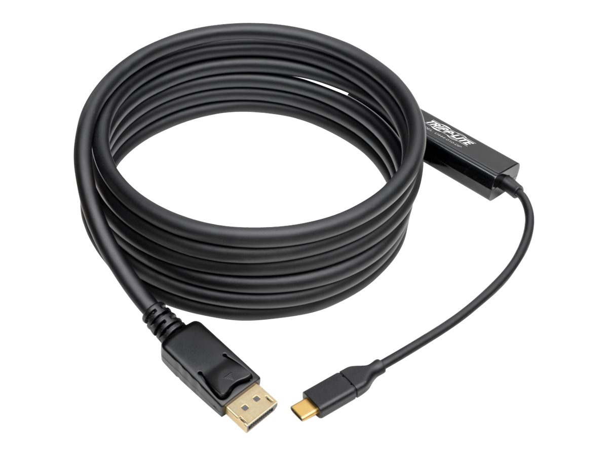 Tripp Lite USB 3.1 Gen 1 USB C to DisplayPort 4K Adapter Cable (M/M), Thunderbolt 3 Compatible, 3840 x 2160 (4K x 2K) @