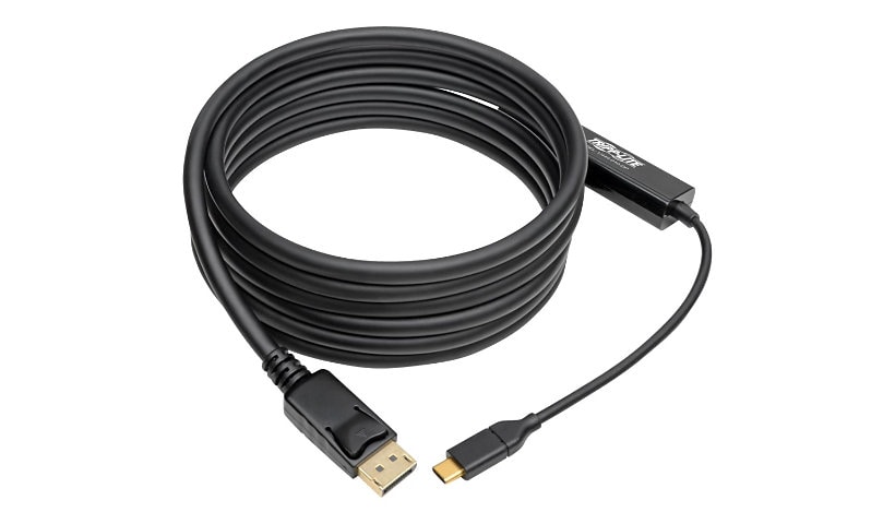 Tripp Lite USB 3.1 Gen 1 USB C to DisplayPort 4K Adapter Cable (M/M), Thunderbolt 3 Compatible, 3840 x 2160 (4K x 2K) @