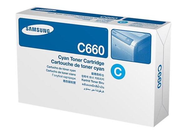 Samsung CLP-C660A - cyan - original - toner cartridge (ST881A)