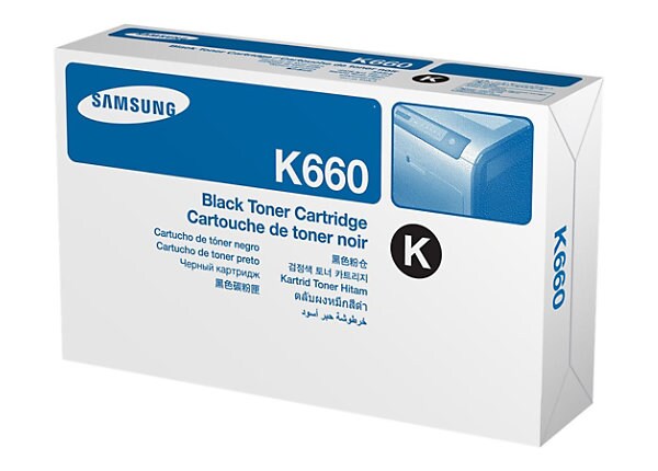 Samsung CLP-K660A - black - original - toner cartridge (ST901A)