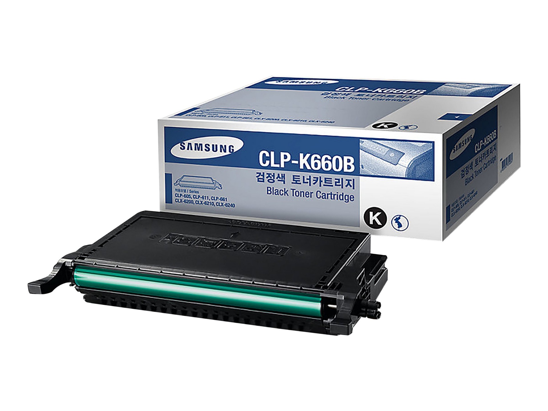 Samsung CLP-K660B - High Yield - black - original - toner cartridge (ST907A)