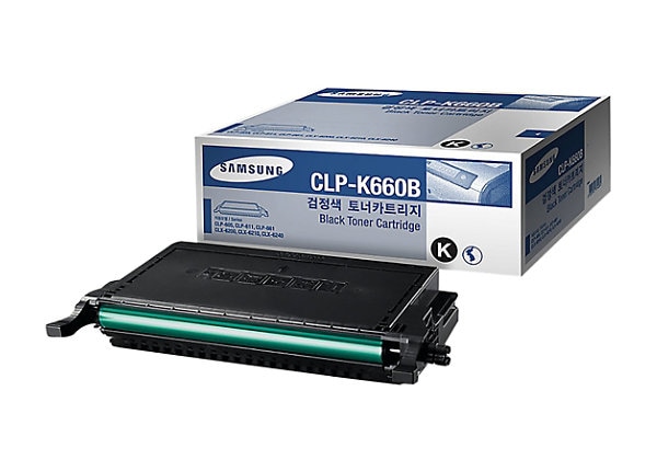 Samsung CLP-K660B - High Yield - black - original - toner cartridge (ST907A)