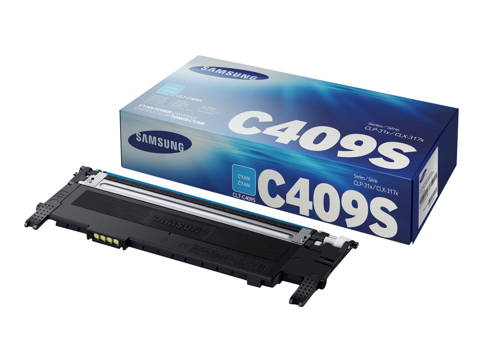 Samsung CLT-C409S - cyan - original - toner cartridge (SU008A)