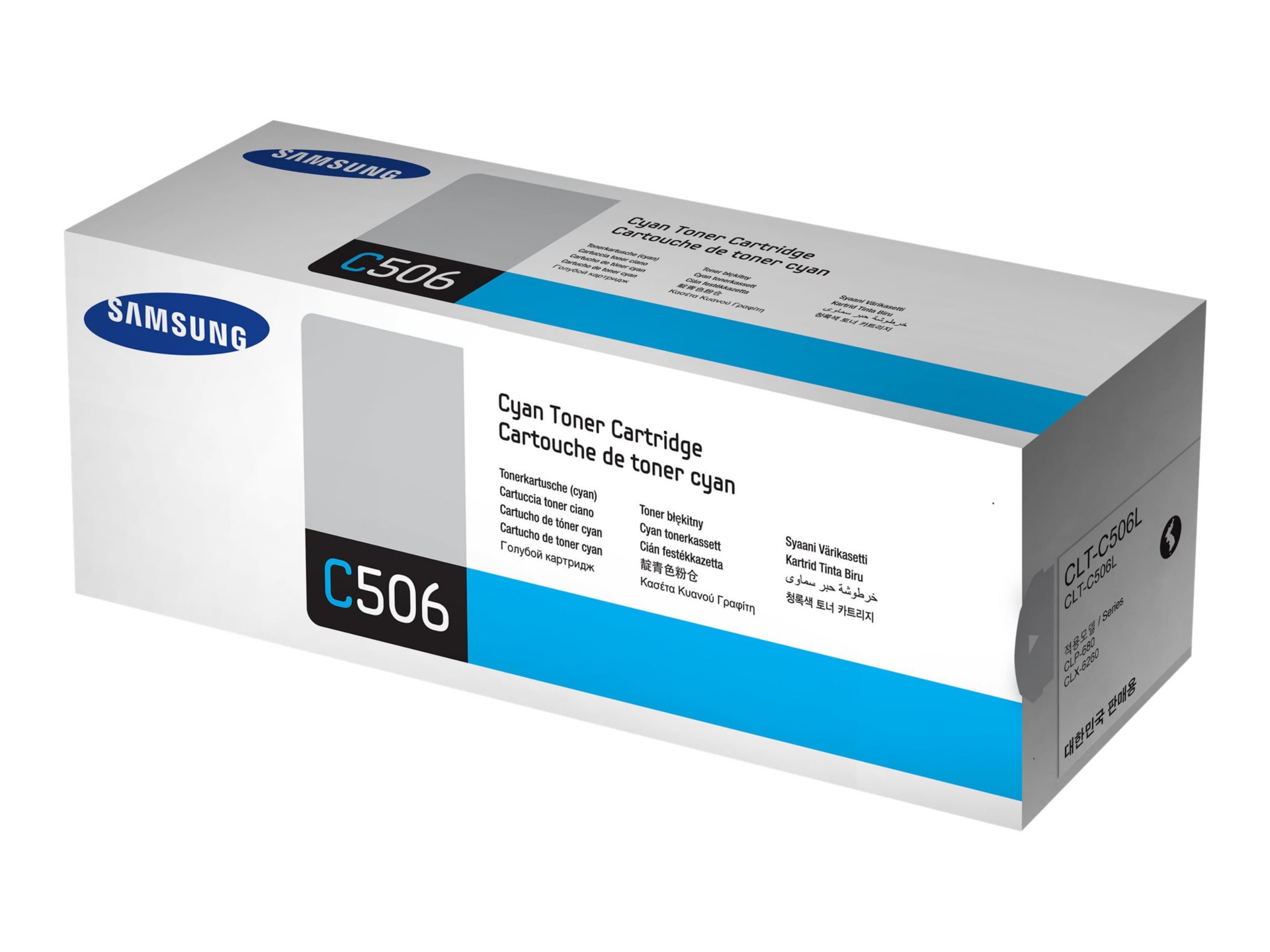 Samsung CLT-C506L (SU042A) Toner Cartridge - Cyan